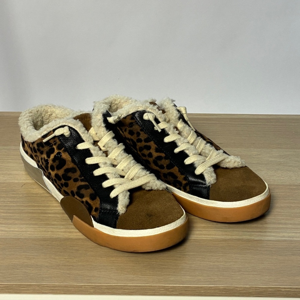 Dolce Vita Notice Leopard Print Mule Sneakers
